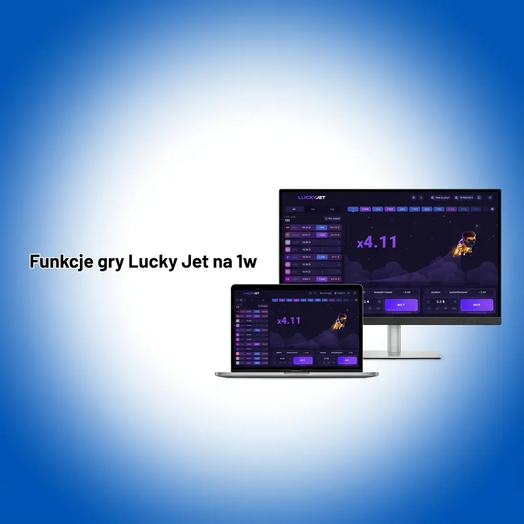 Funkcje Lucky Jet na 1w: auto zakłady, mnożniki, podwójne zakłady, czat i statystyki rund