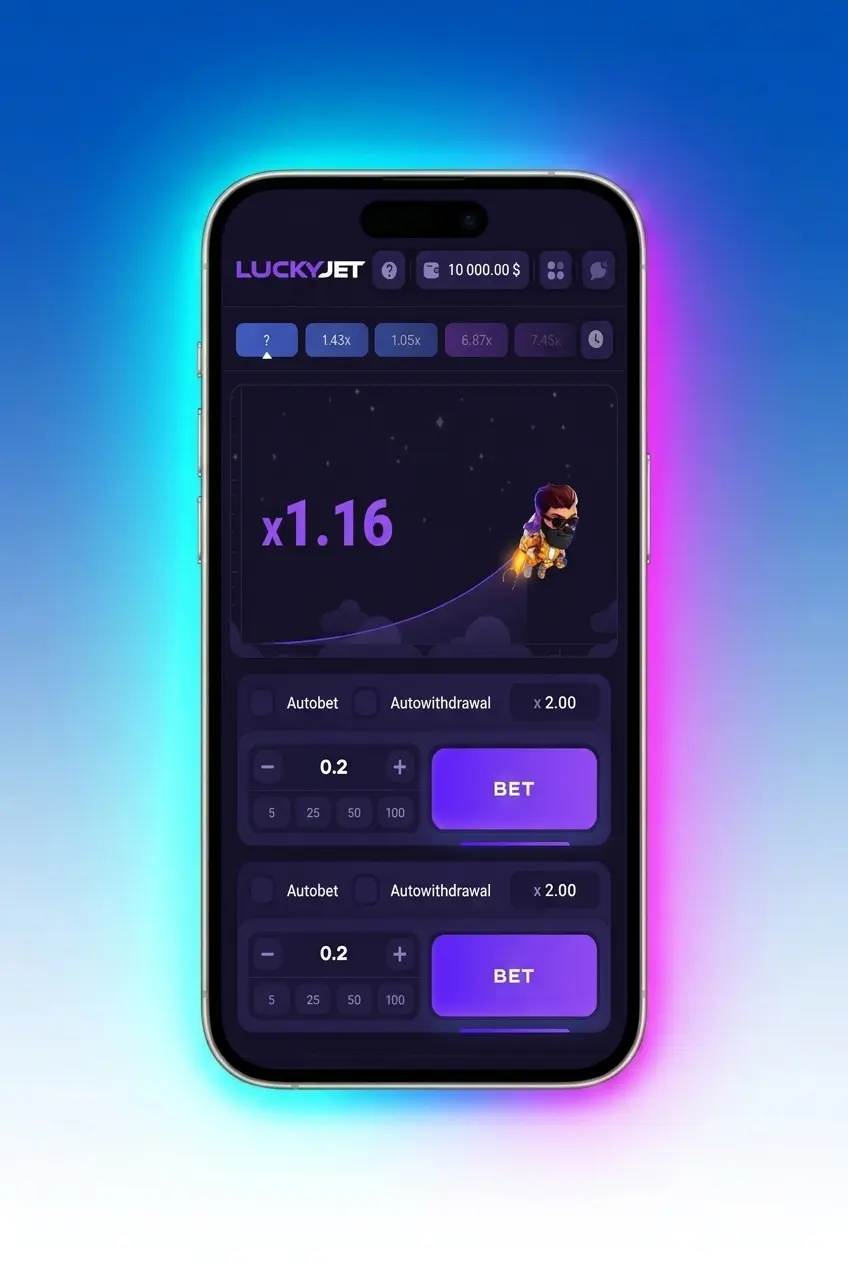 Instrukcja gry Lucky Jet na 1w: rejestracja, zakład od 0,10 USD i wypłata wygranej