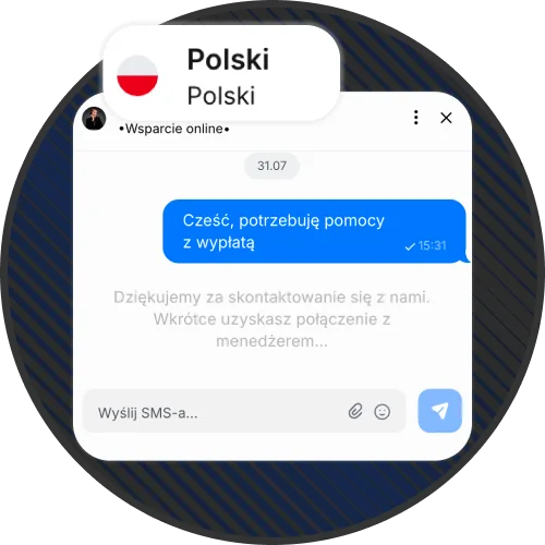 Skontaktuj się z obsługą 1w po polsku przez chat na żywo.