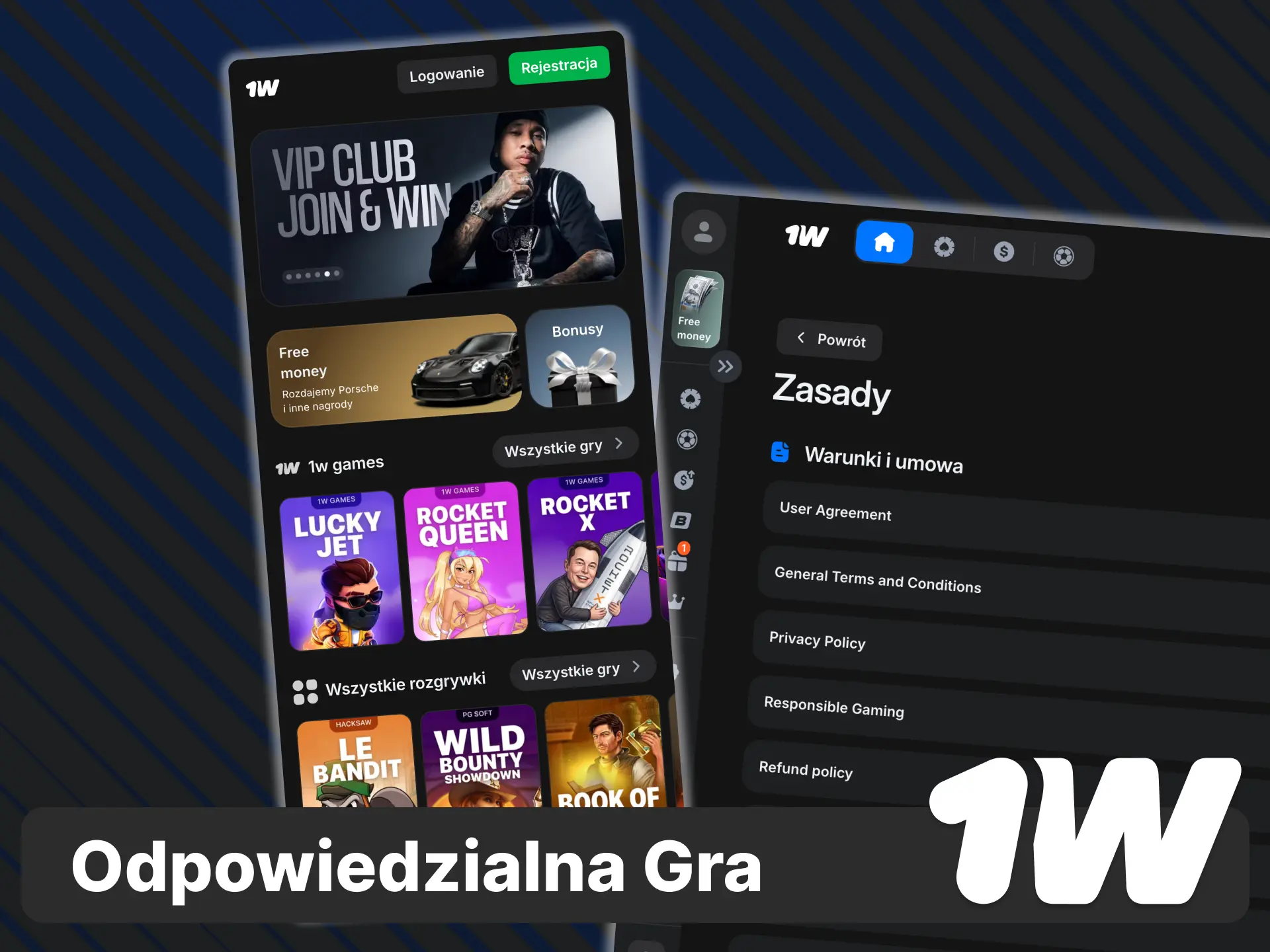 Poznaj zasady odpowiedzialnej gry i ustaw limity depozytów w 1w.