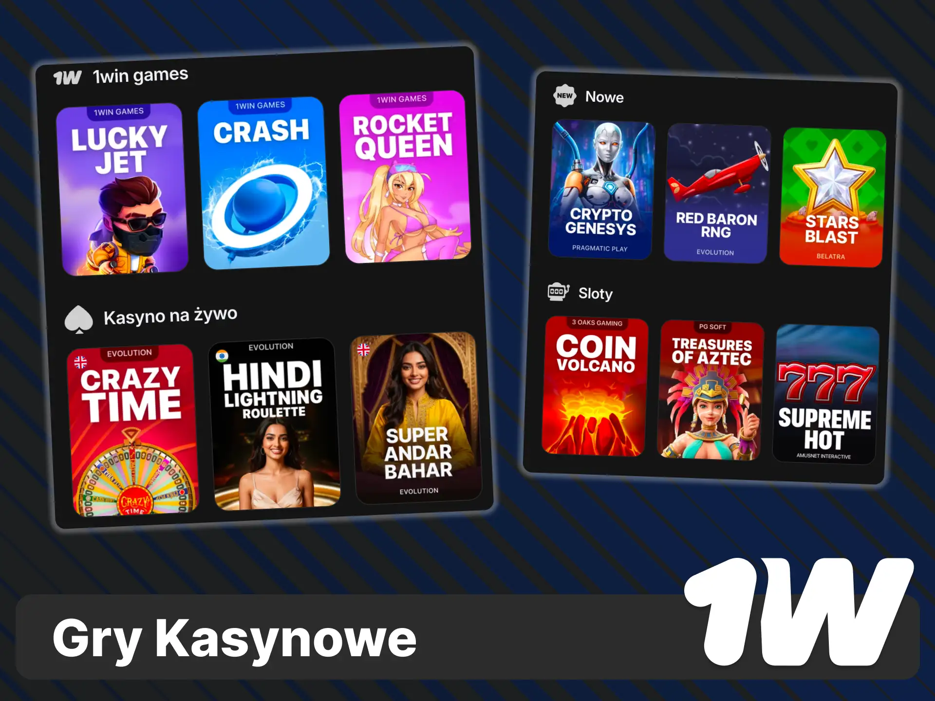 Poznaj ofertę kasyna online 1w z grami od Pragmatic Play, NetEnt i Evolution.